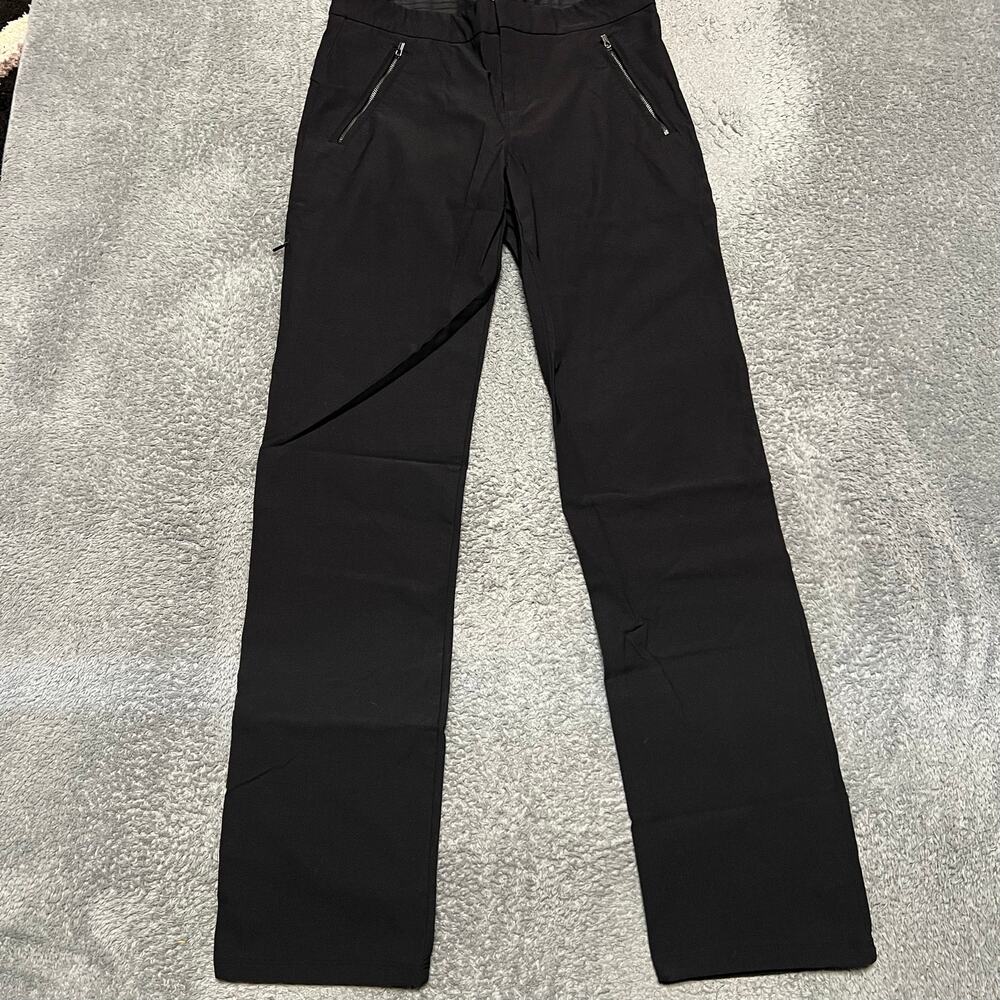 Athleta Pants Womens 8T Wander Straight Black Hiking Active #353692 *flaw